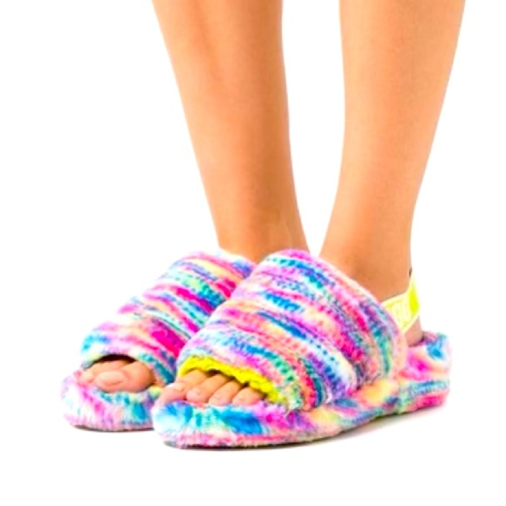 Ugg Fluff Yeah Pixelate Slippers